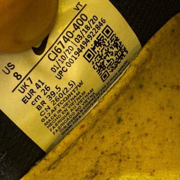 Size 8 Nike Air VaporMax 2020 Flyknit Royal Blue Mens Running Shoes CJ6740-400 - Picture 8 of 9